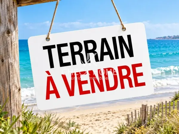 Terrain pieds dans l'eau